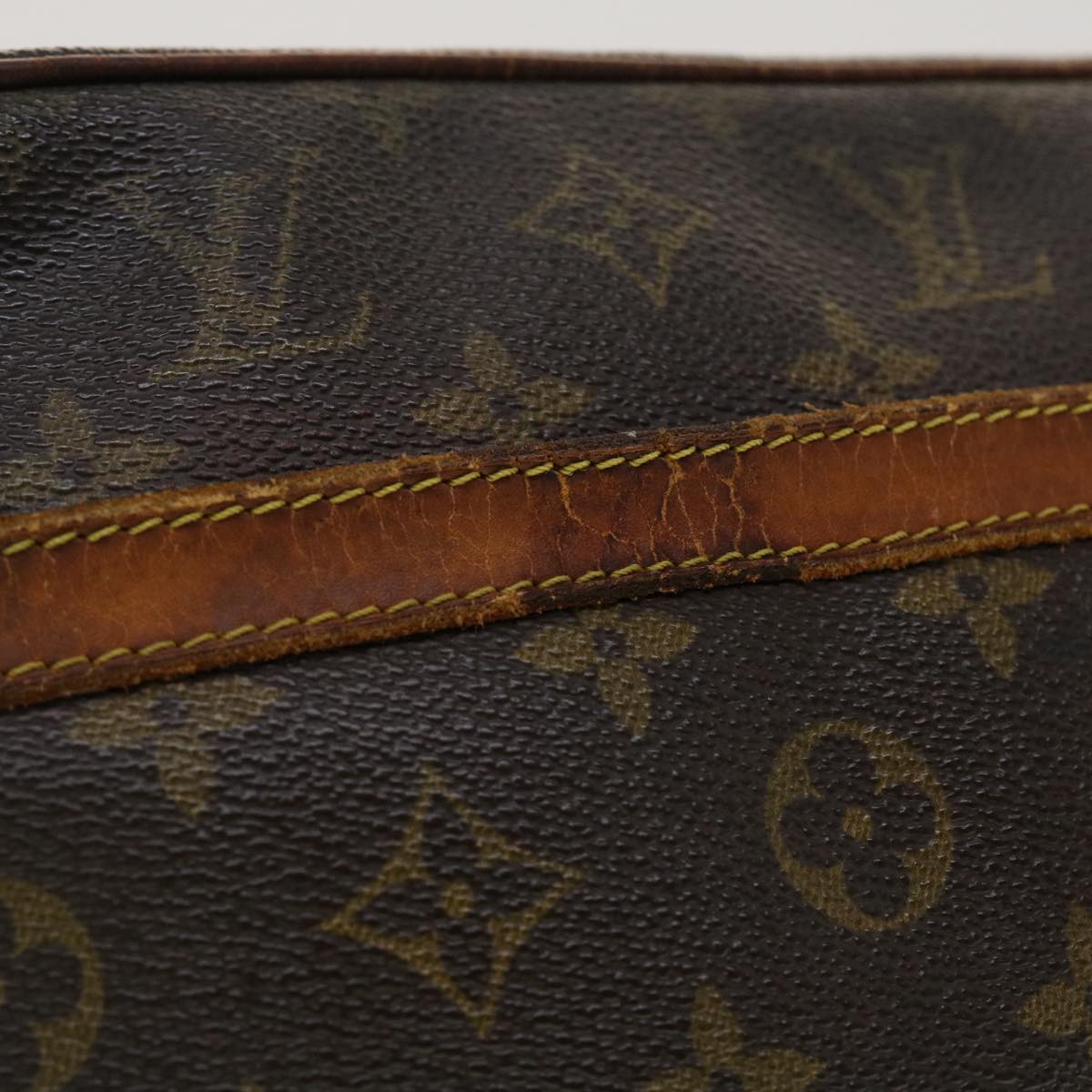 LOUIS VUITTON Monogram Compiegne 28 Clutch Bag M51845 LV Auth 45342