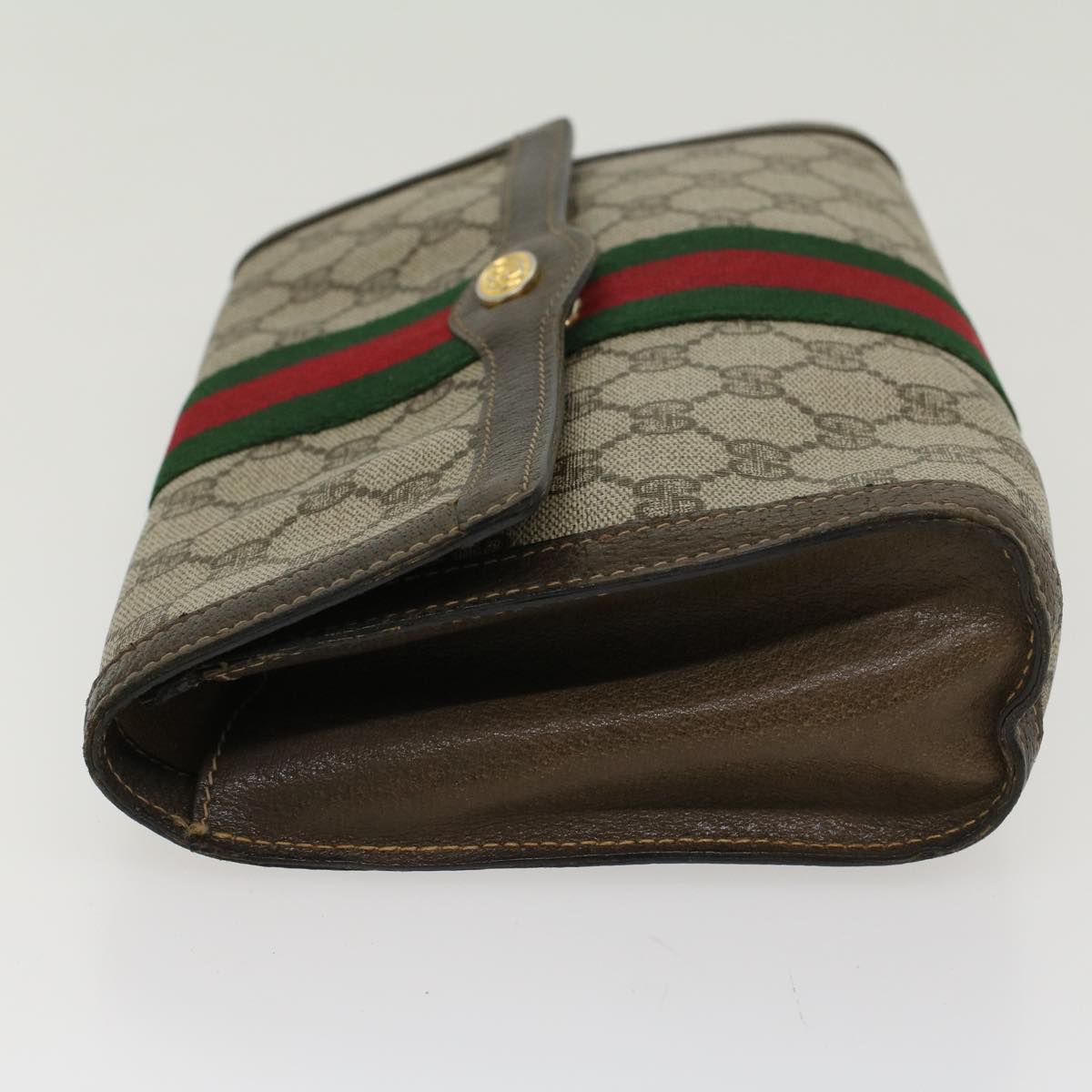 Gucci Leather Canvas Shoulder Bag