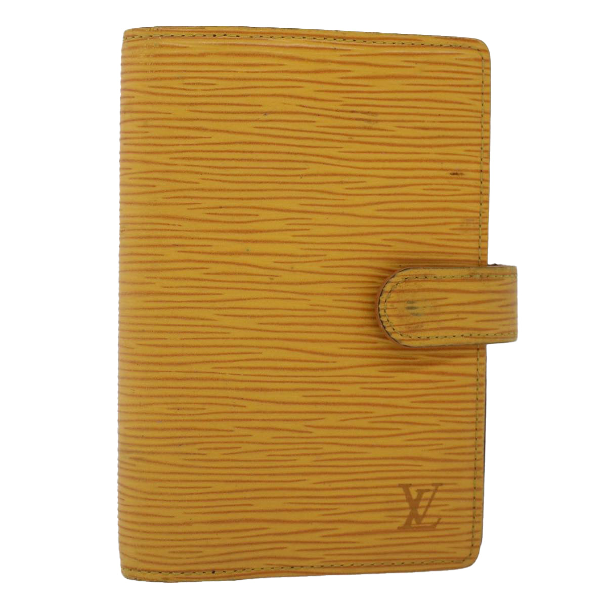 LOUIS VUITTON Epi Agenda PM Day Planner Cover Yellow R20059 LV Auth 45772