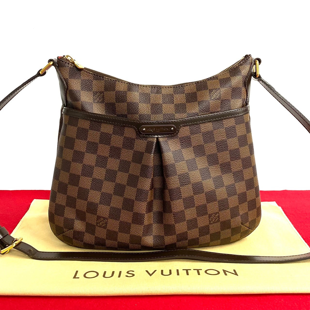 LOUIS VUITTON Shoulder Bag Leather, PVC Brown Damier Bloomsbury PM Women(Unisex)