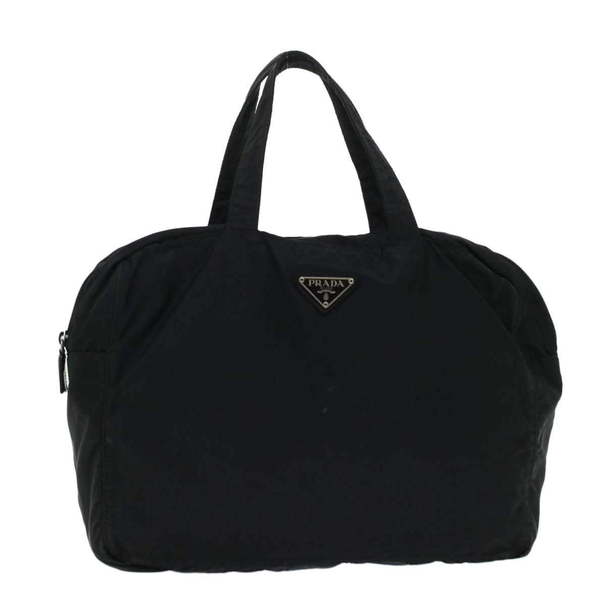 Prada Hand Bag Nylon Black