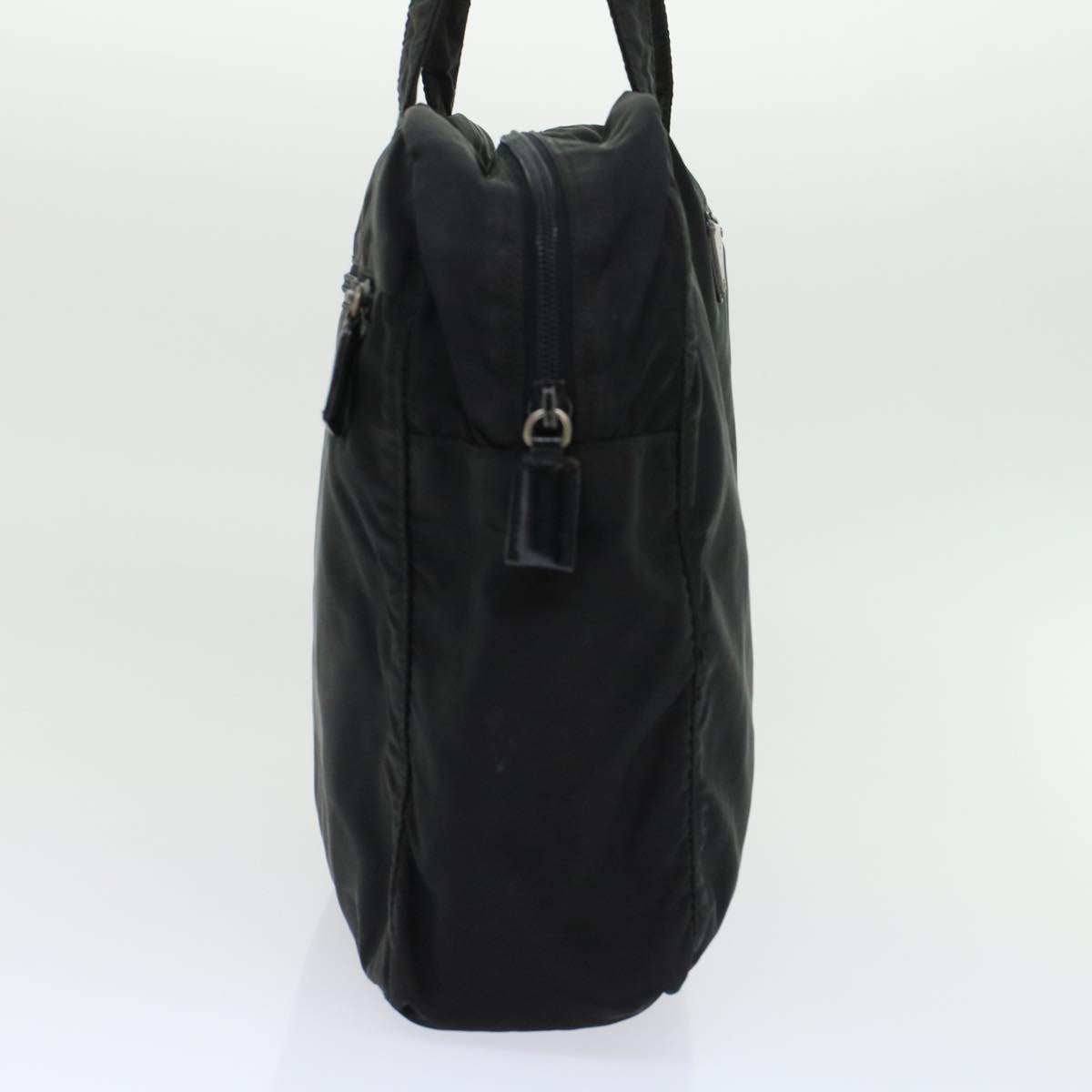 Prada Hand Bag Nylon Black