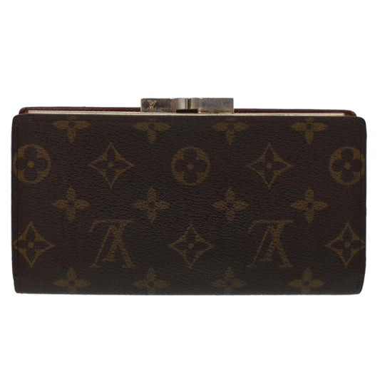 LOUIS VUITTON Monogram Continental Clutch Wallet T61217 LV Auth 46783