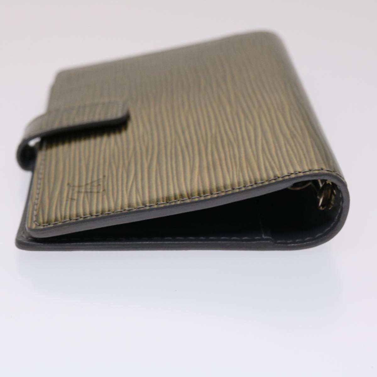 LOUIS VUITTON Cyber Epi Agenda PM Day Planner Cover Green M99080 LV Auth 46874