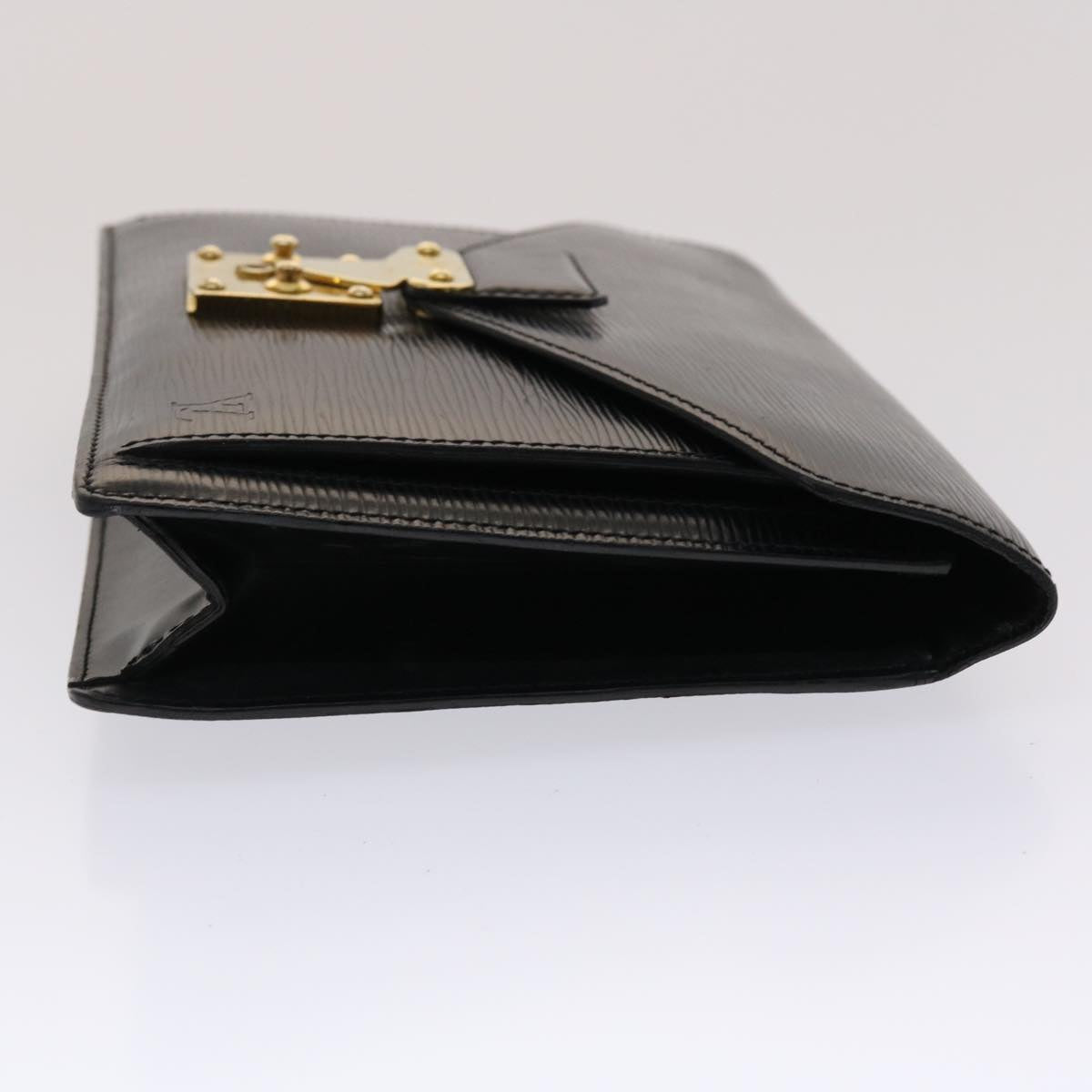 LOUIS VUITTON Epi Serie Dragonne Hand Bag Black M52612 LV 47950