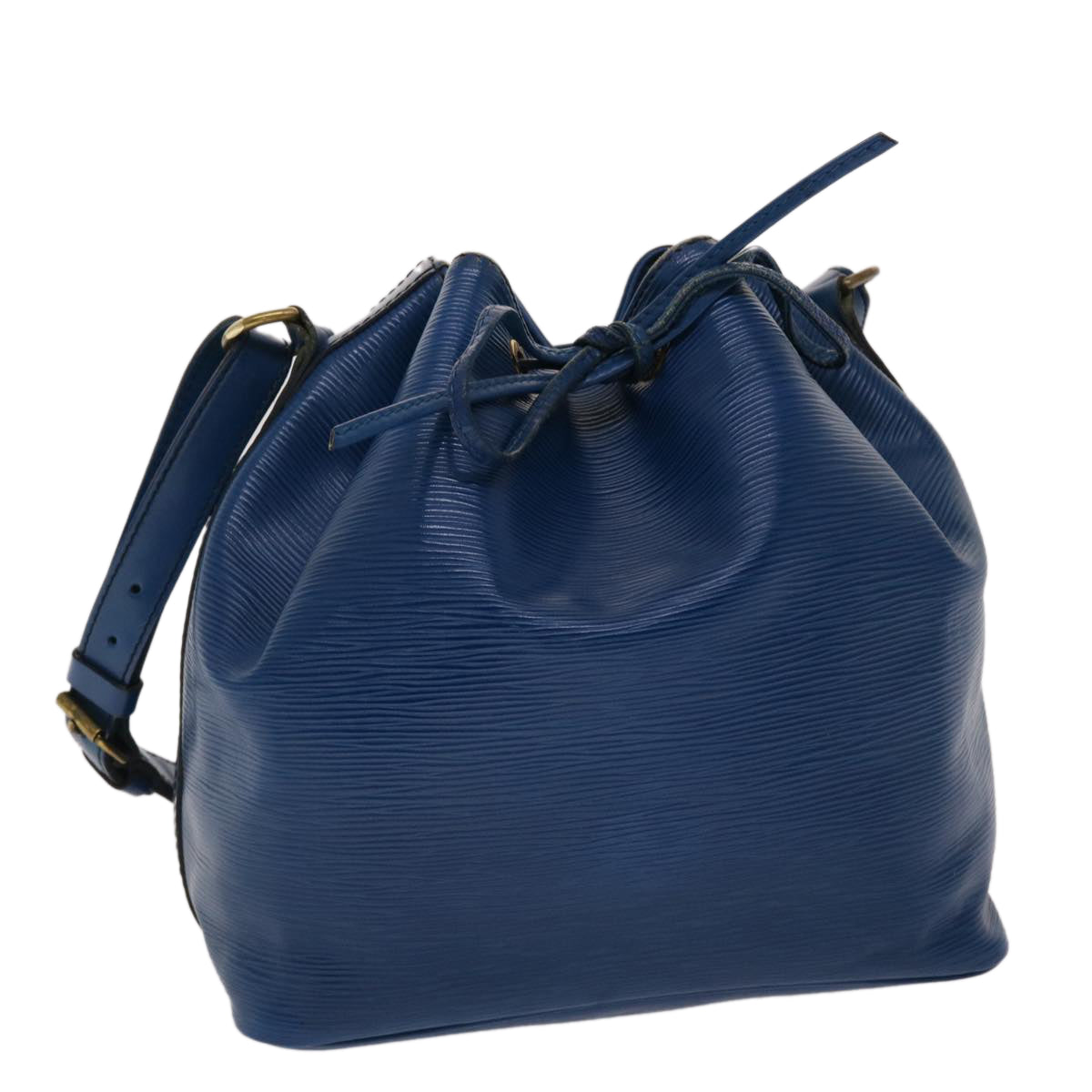 LOUIS VUITTON Epi Petit Noe Shoulder Bag Blue M44105 LV 47965