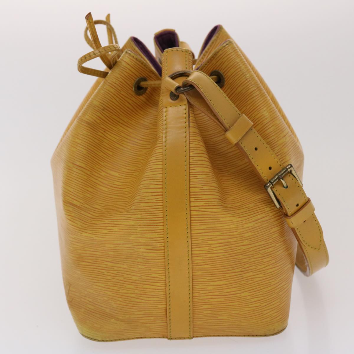 LOUIS VUITTON Epi Petit Noe Shoulder Bag Tassili Yellow M44109 LV 47966