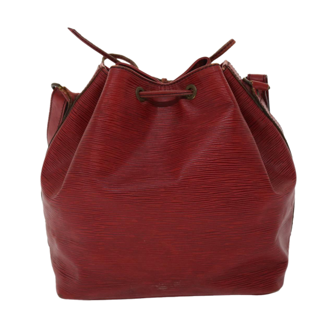 LOUIS VUITTON Epi Petit Noe Shoulder Bag Red M44107 LV 47968
