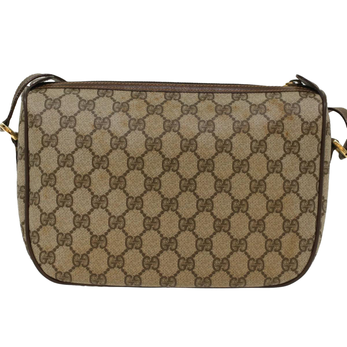Gucci Leather Canvas Shoulder Bag