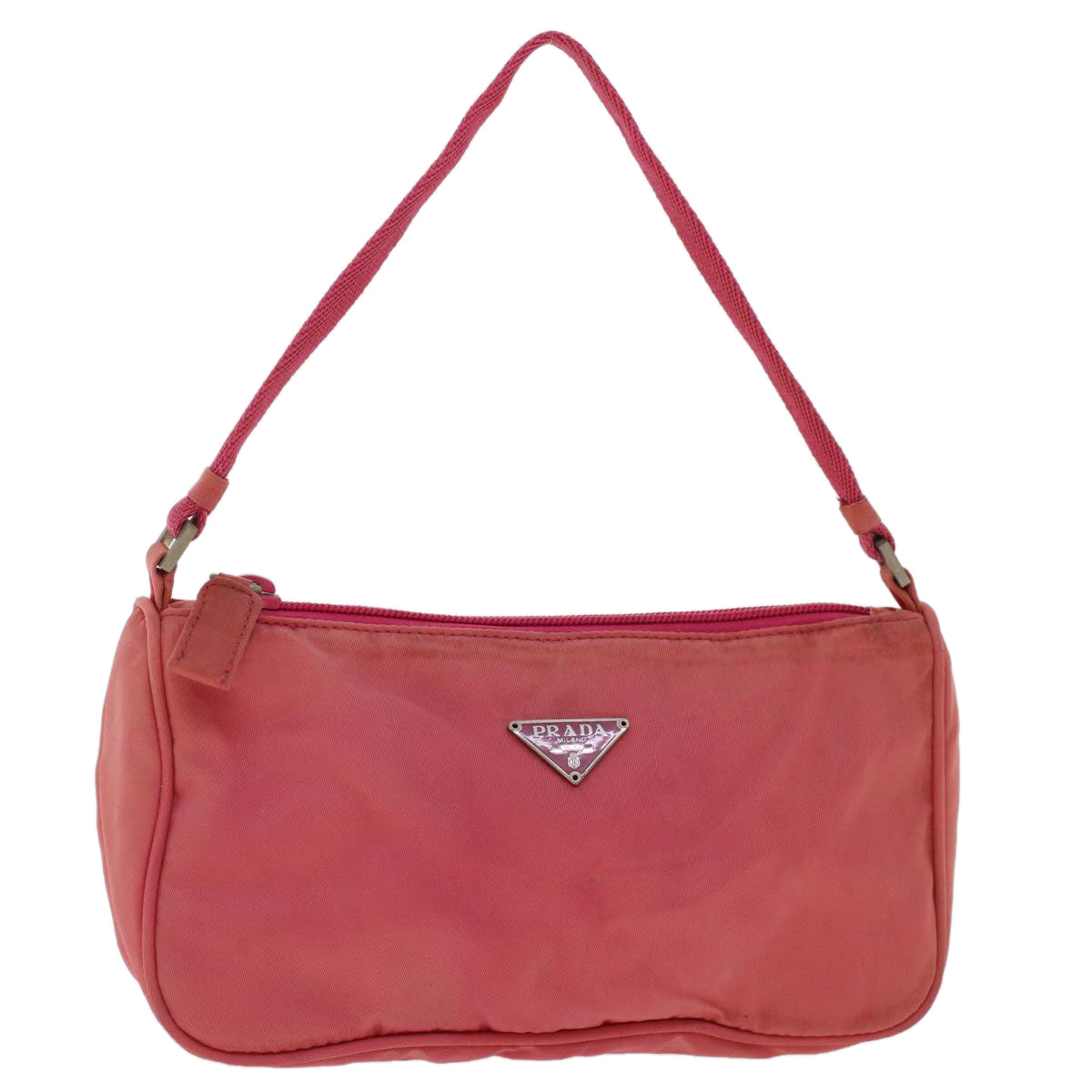 Prada Accessory Pouch Nylon Pink Luxury Handbag