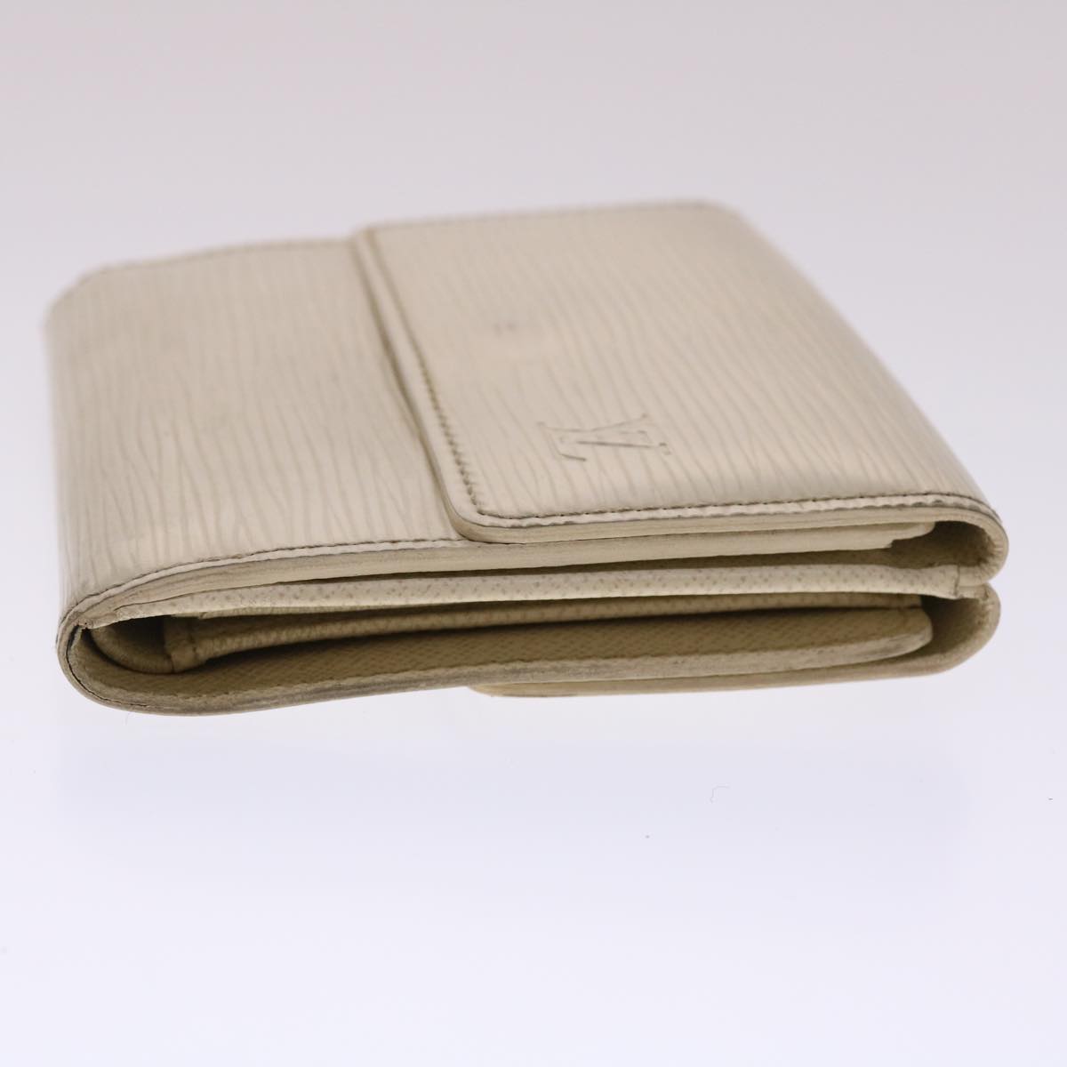 LOUIS VUITTON Epi Portefeuille Elise Wallet White M6348J LV 48069