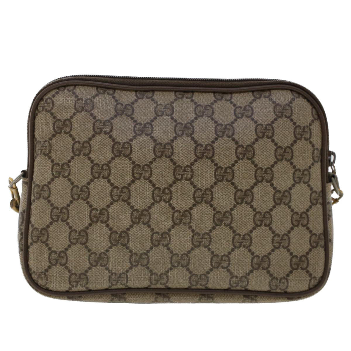 Gucci Leather Canvas Shoulder Bag