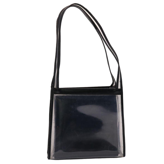 GUCCI Shoulder Bag Vinyl Black 48186