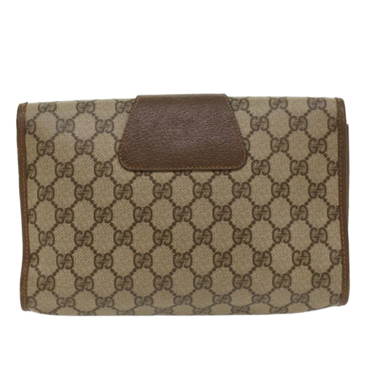 Gucci Leather Canvas Clutch