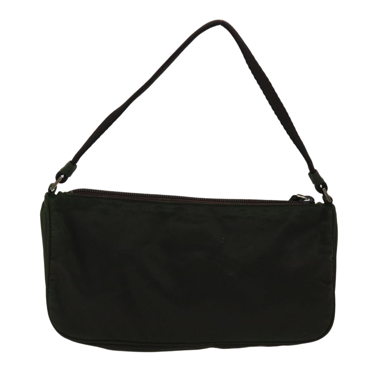 Prada Accessory Pouch Nylon Khaki Luxury Handbag