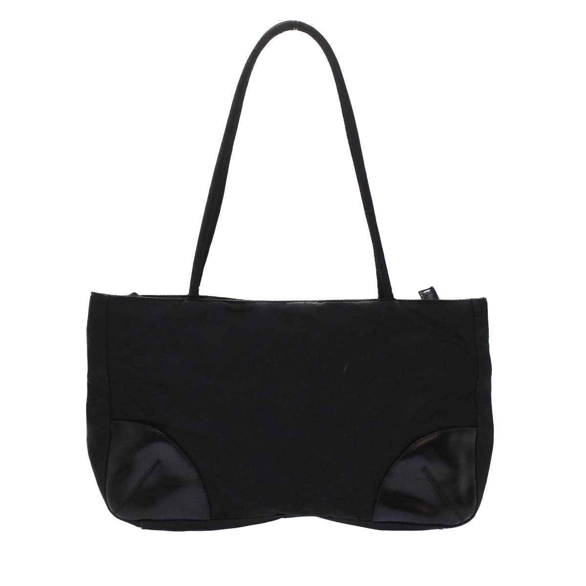 Prada Hand Bag Nylon Black