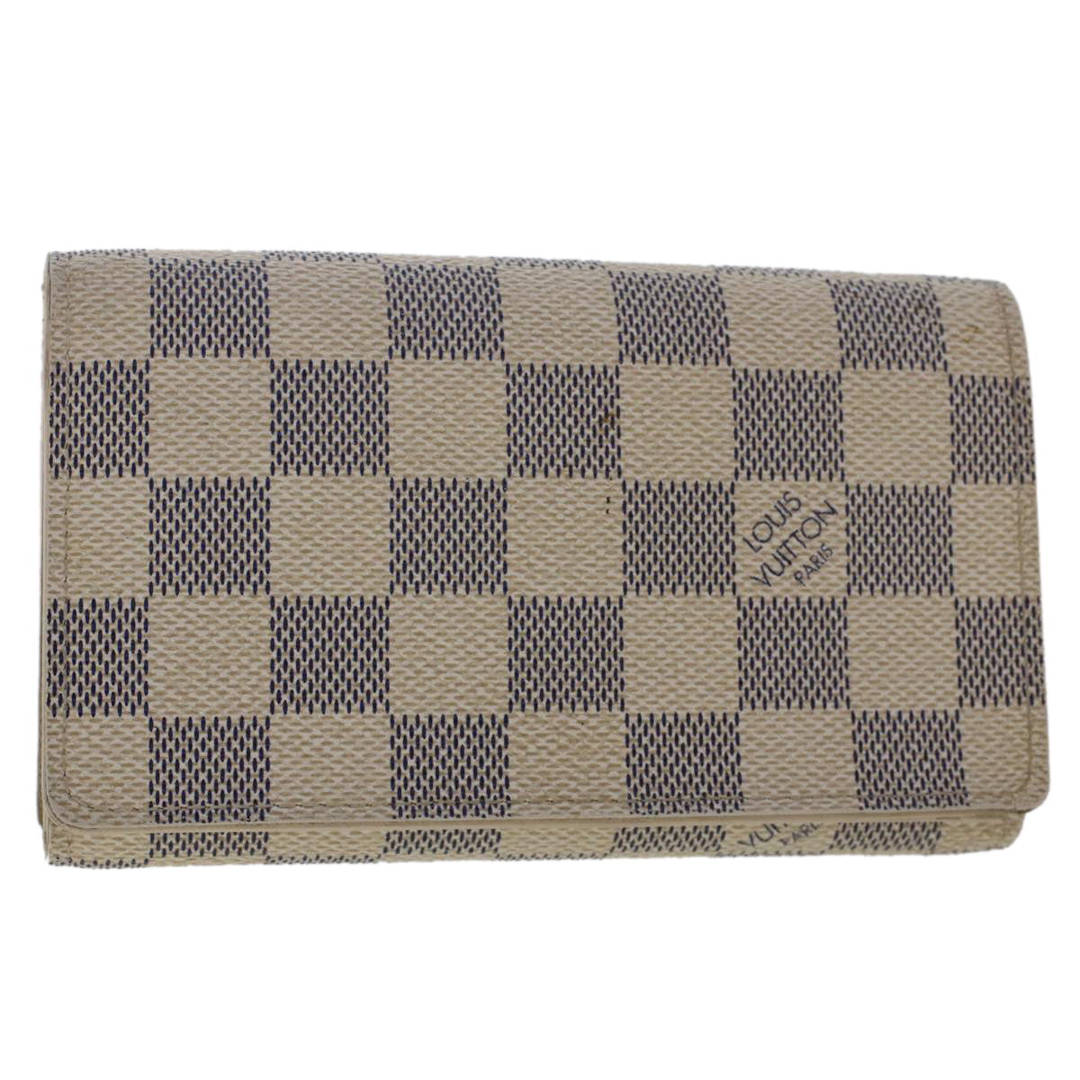 LOUIS VUITTON Damier Azur Portefeuille Tresol Wallet N61744 LV 49193