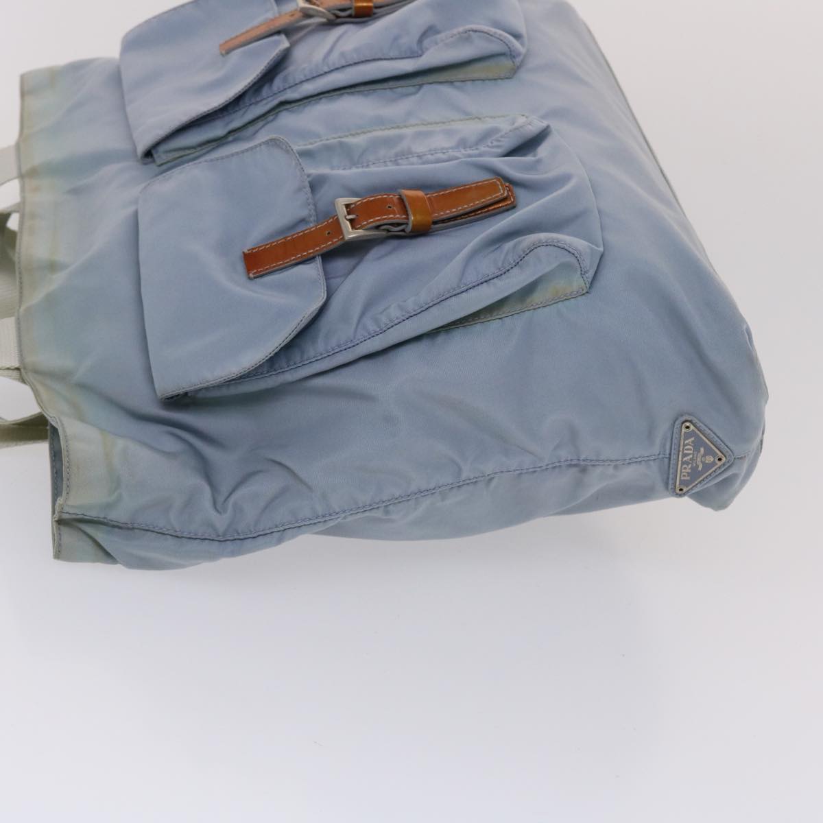 Prada Tote Bag Nylon Light Blue