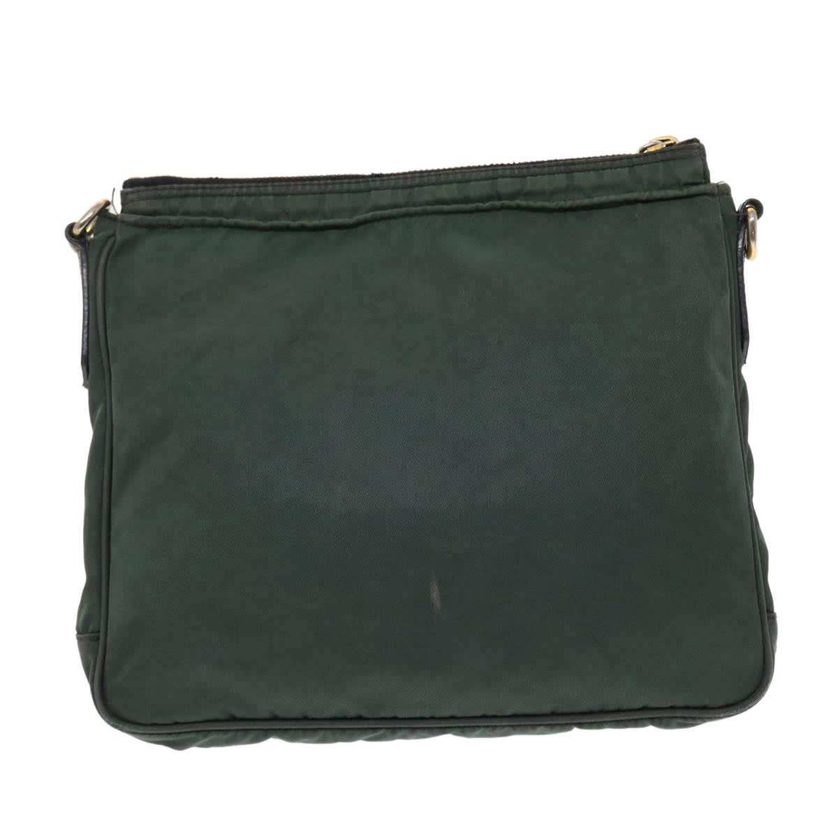 PRADA Shoulder Bag Nylon Green Auth
