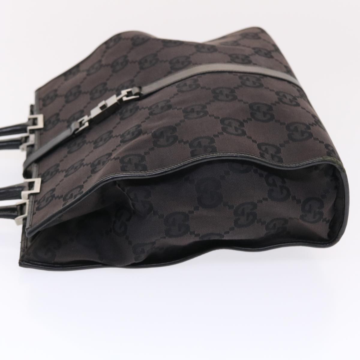 Gucci Leather Canvas Tote