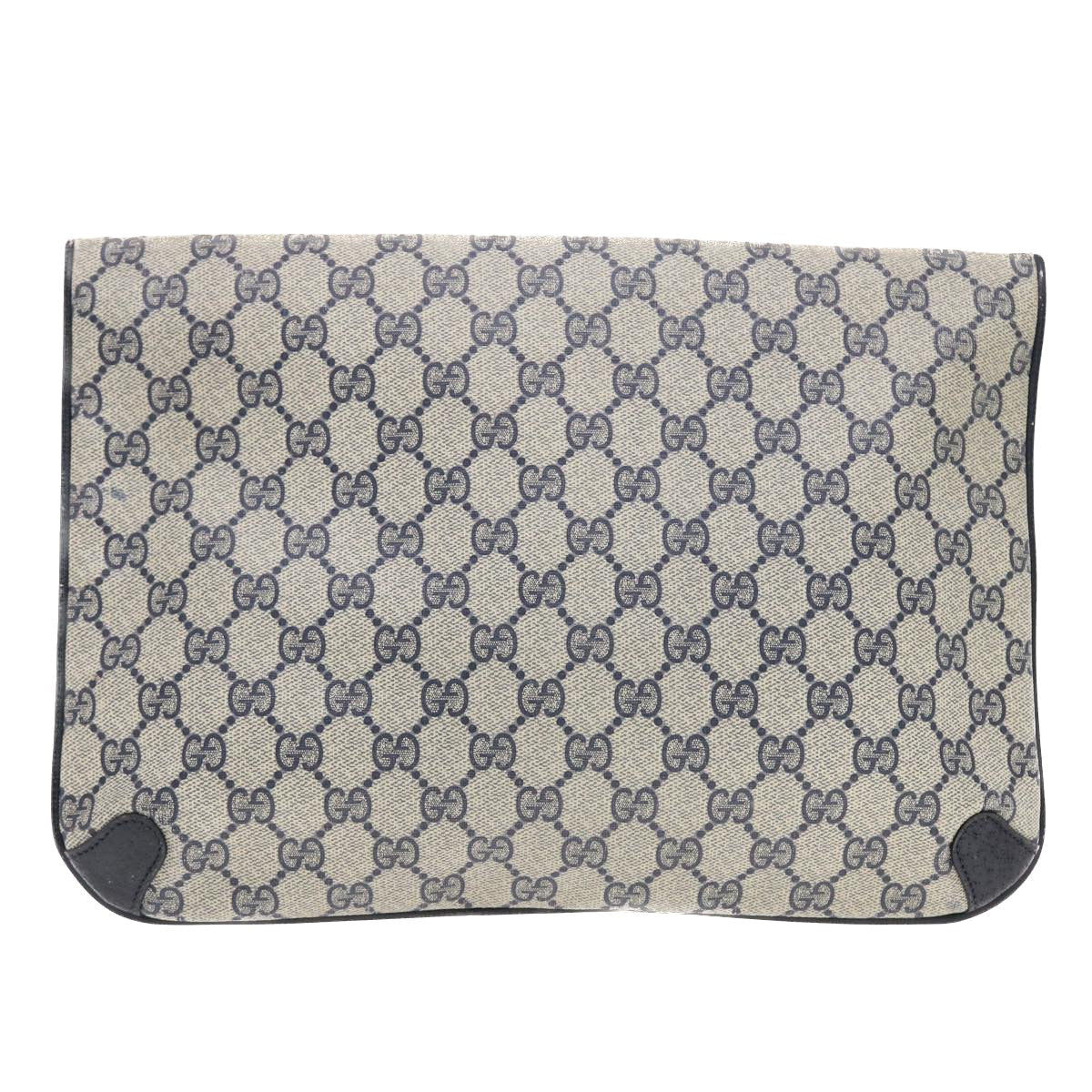 Gucci Leather Canvas Clutch