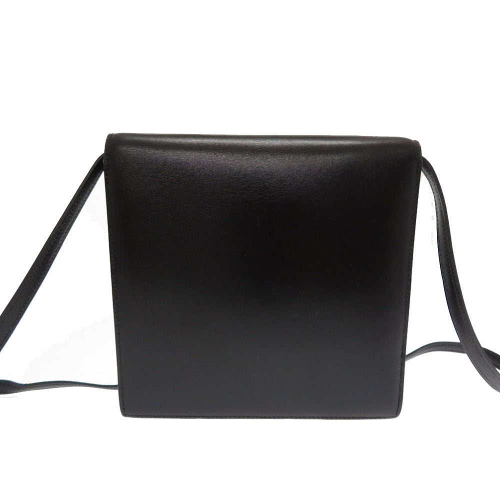 HERMES Shoulder Bag Box scarf black Cadena Metal Shoulder Bag Clutch Bag Women