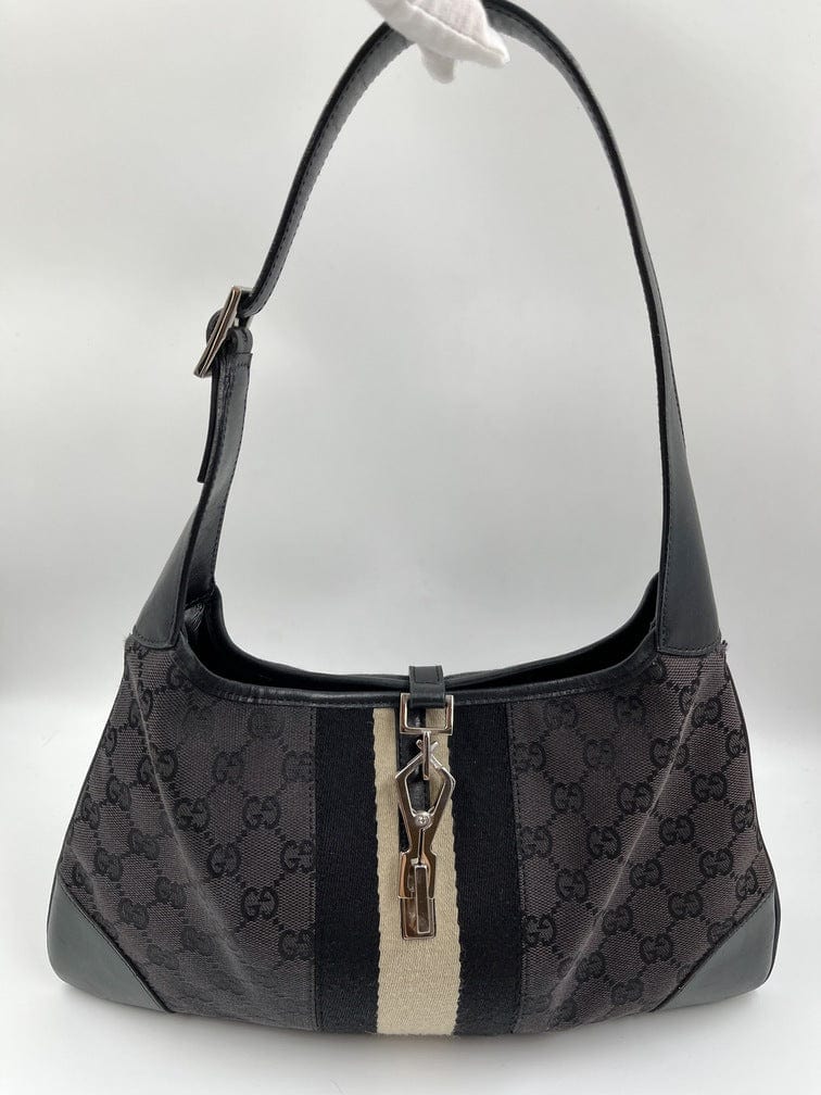 Gucci Jackie Canvas Nylon Shoulder Bag Style 1