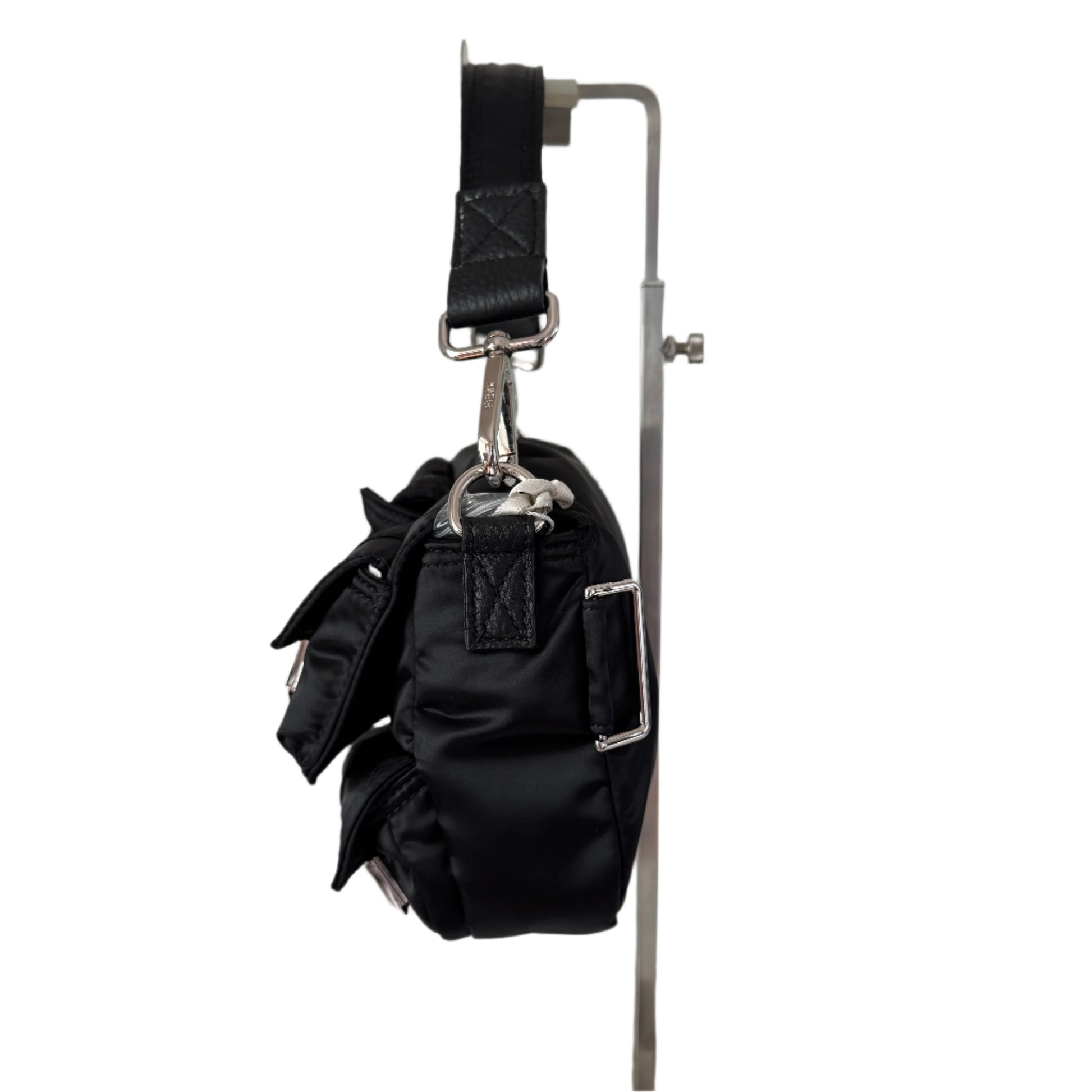 Fendi Baguette Cargo Multipocket Black Nylon 3-way Bag