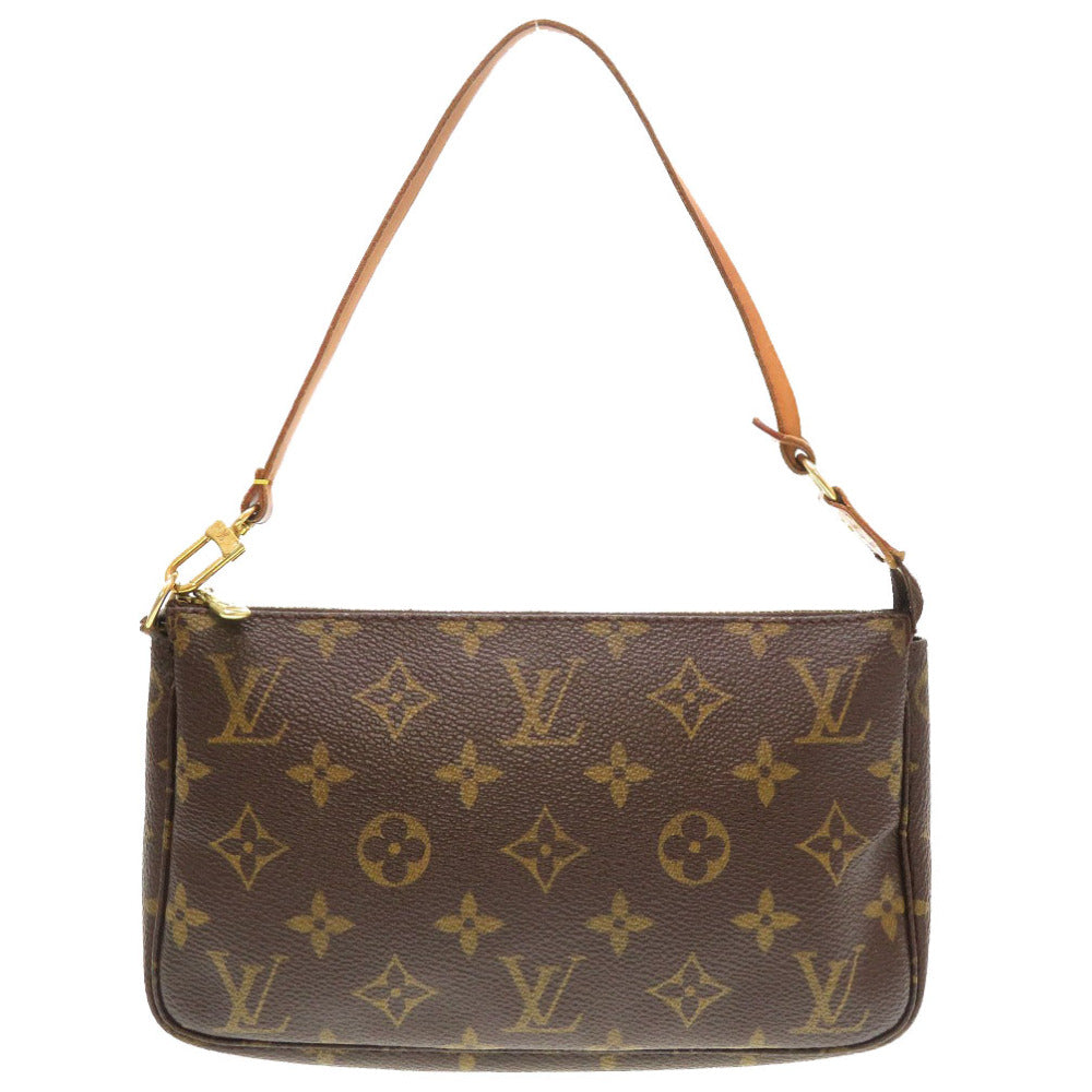 LOUIS VUITTON Pouch Monogram canvas Brown Monogram Pochette Accessory Pouch Women