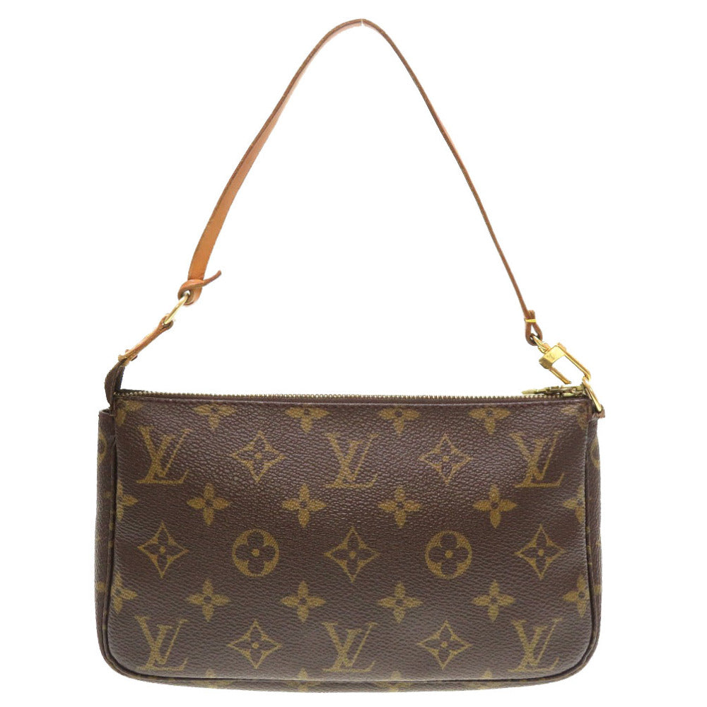 LOUIS VUITTON Pouch Monogram canvas Brown Monogram Pochette Accessory Pouch Women