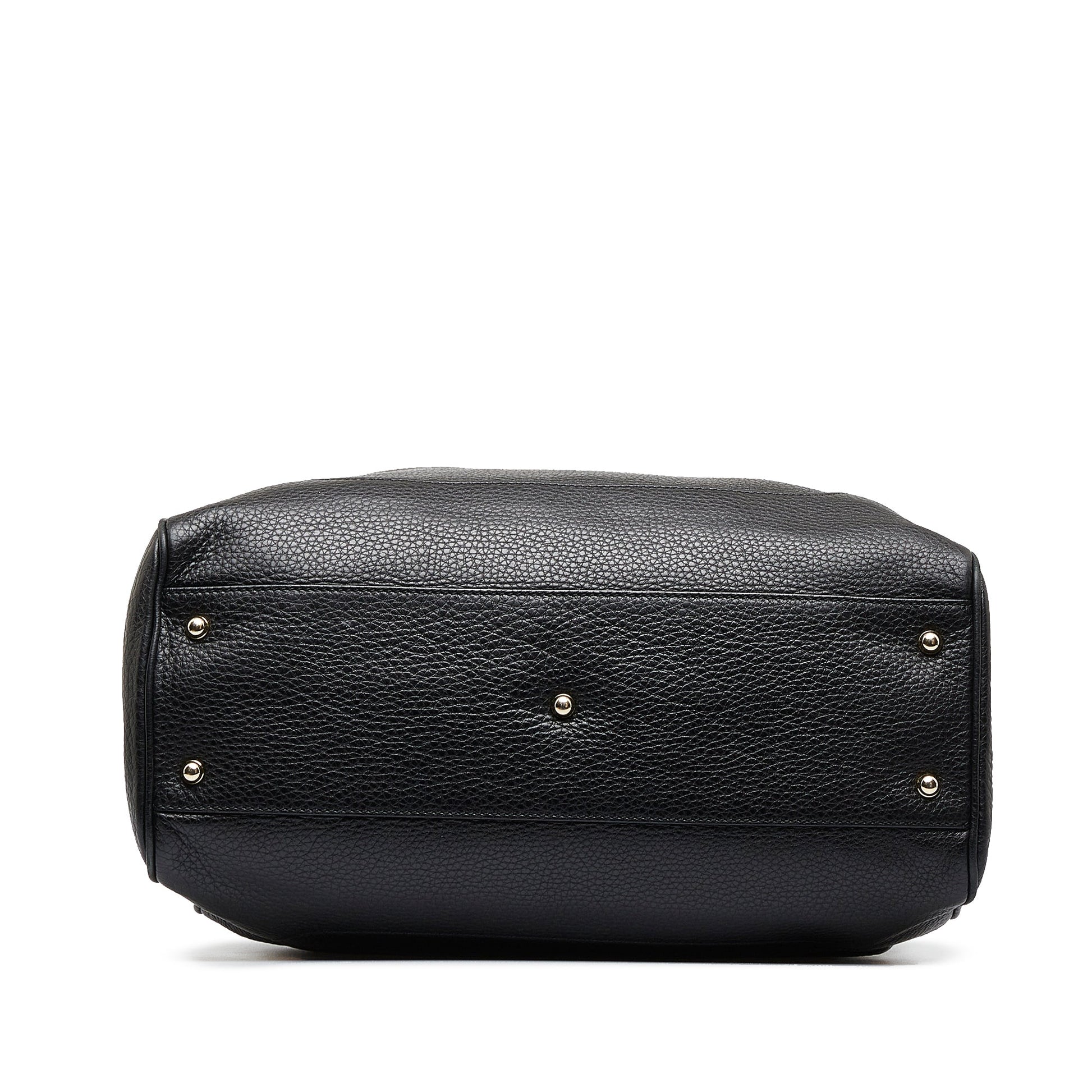 Gucci Bamboo Black Leather Tote Style 2