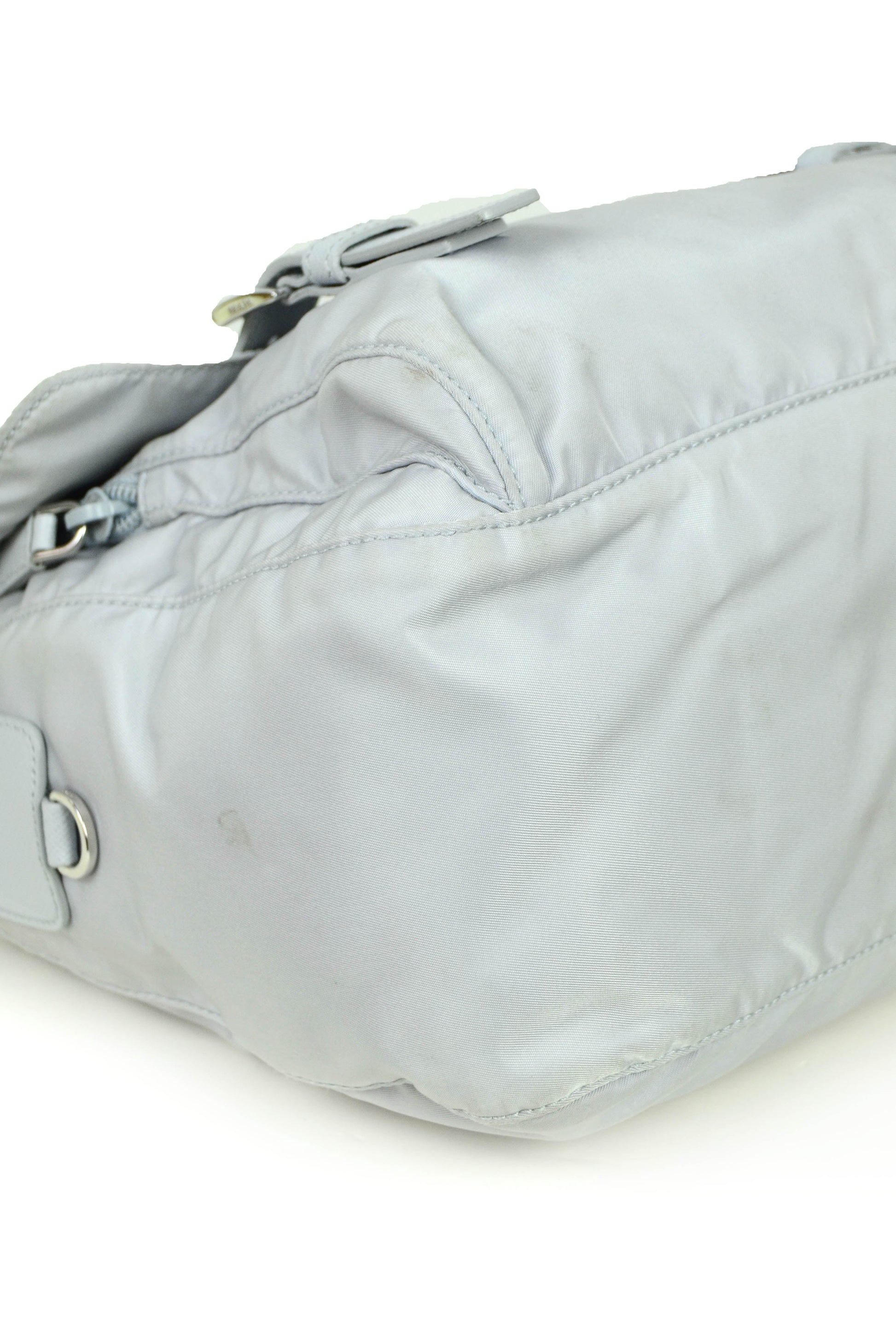 Prada 2021 Cornflower Blue Re-Nylon Messenger Bag