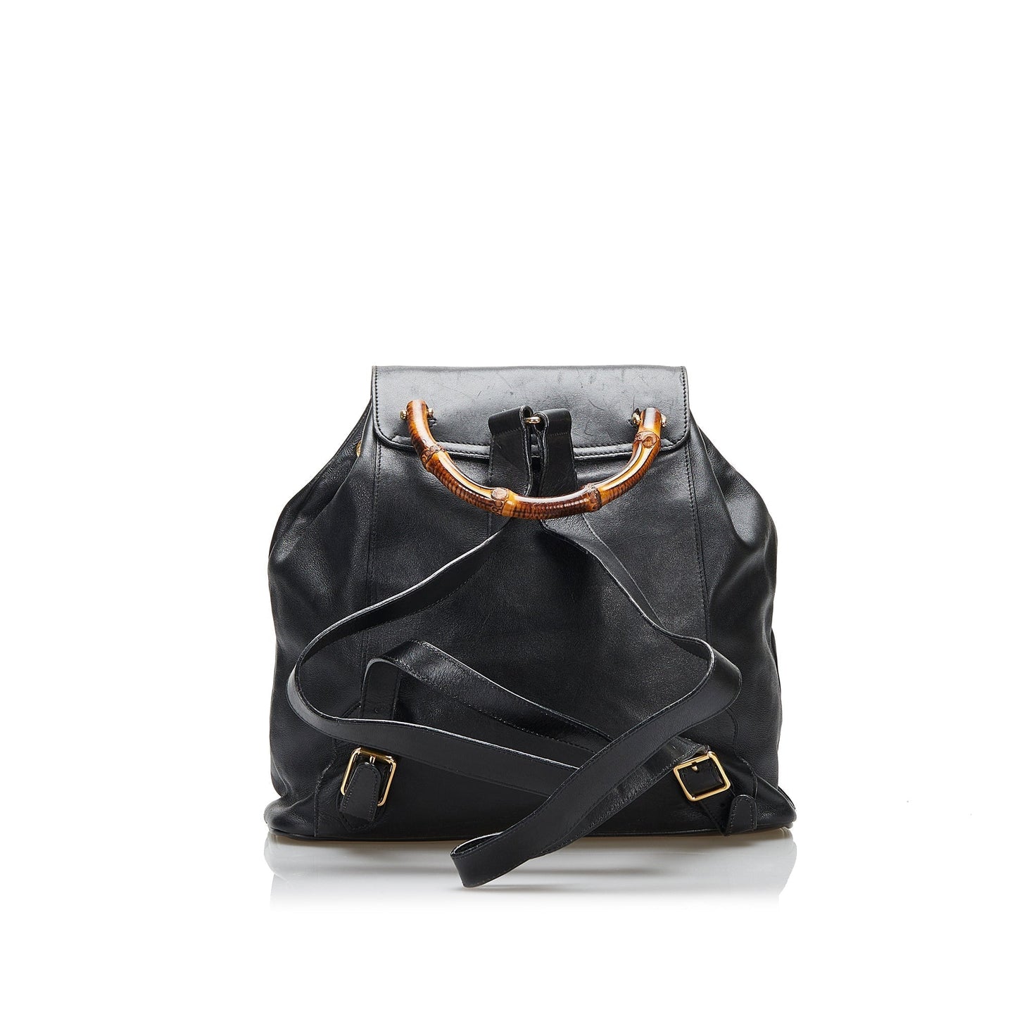 Gucci Leather Top Handle Backpack