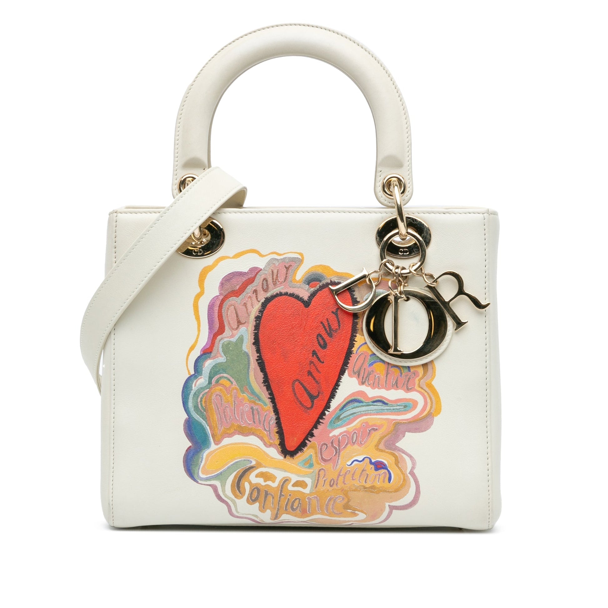 Dior Niki Lady Dior Chain Leather Shoulder Bag