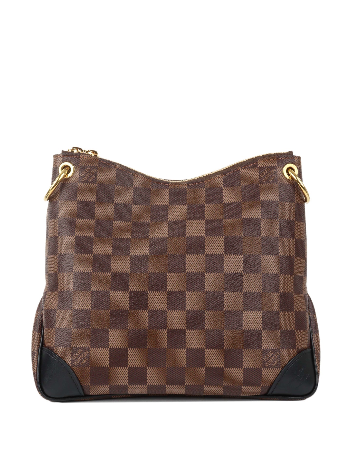 Louis Vuitton Black Damier Ebene Odeon PM Bag.