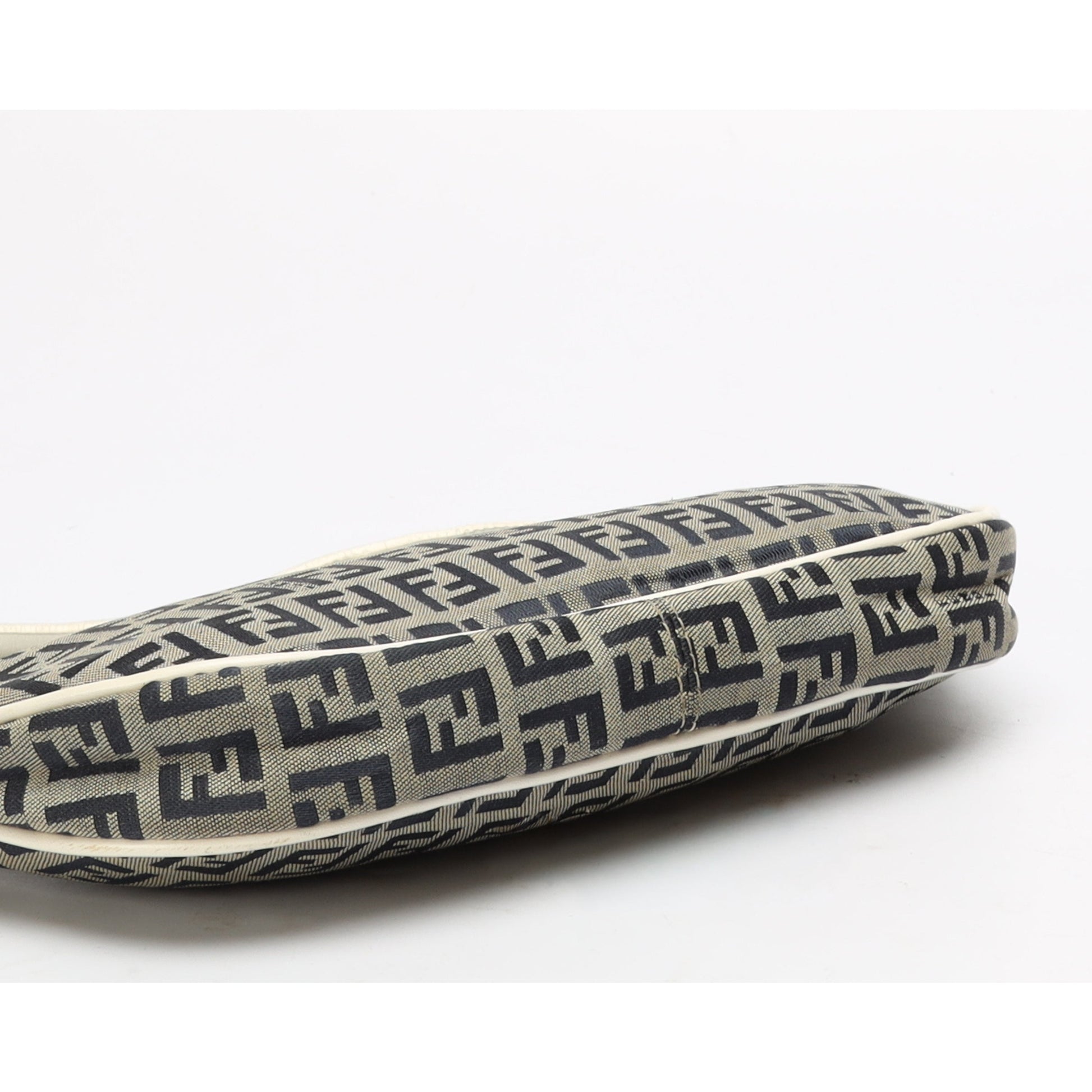 Fendi Zucchino Logo Mini Baguette