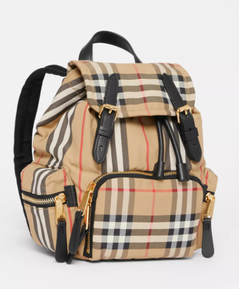 Burberry The Small Rucksack in Checkers