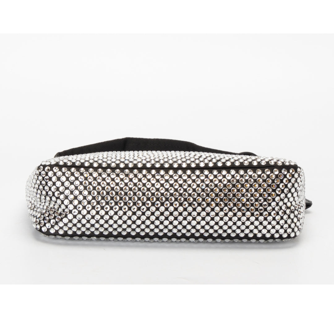 Prada Crystal Re-Edition Re-Nylon Mini Shoulder Bag
