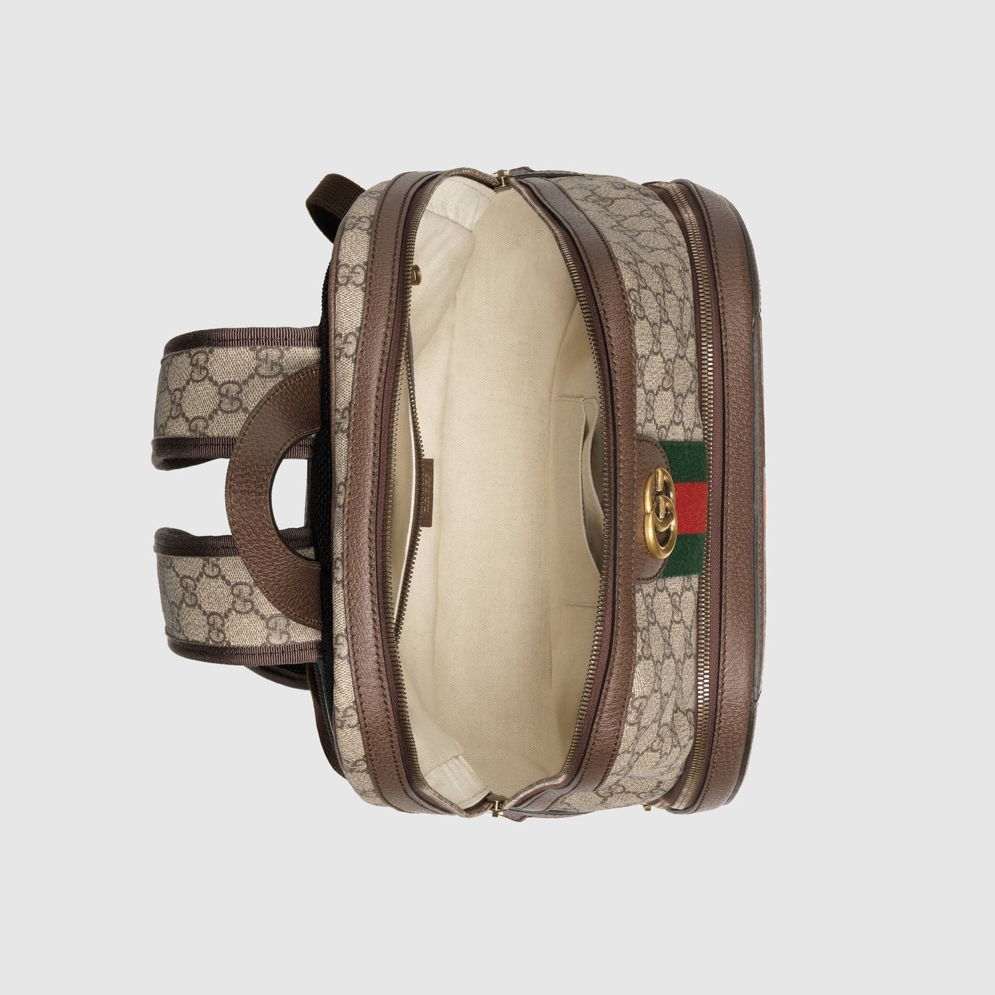 Gucci Monogram Leather Canvas Crossbody