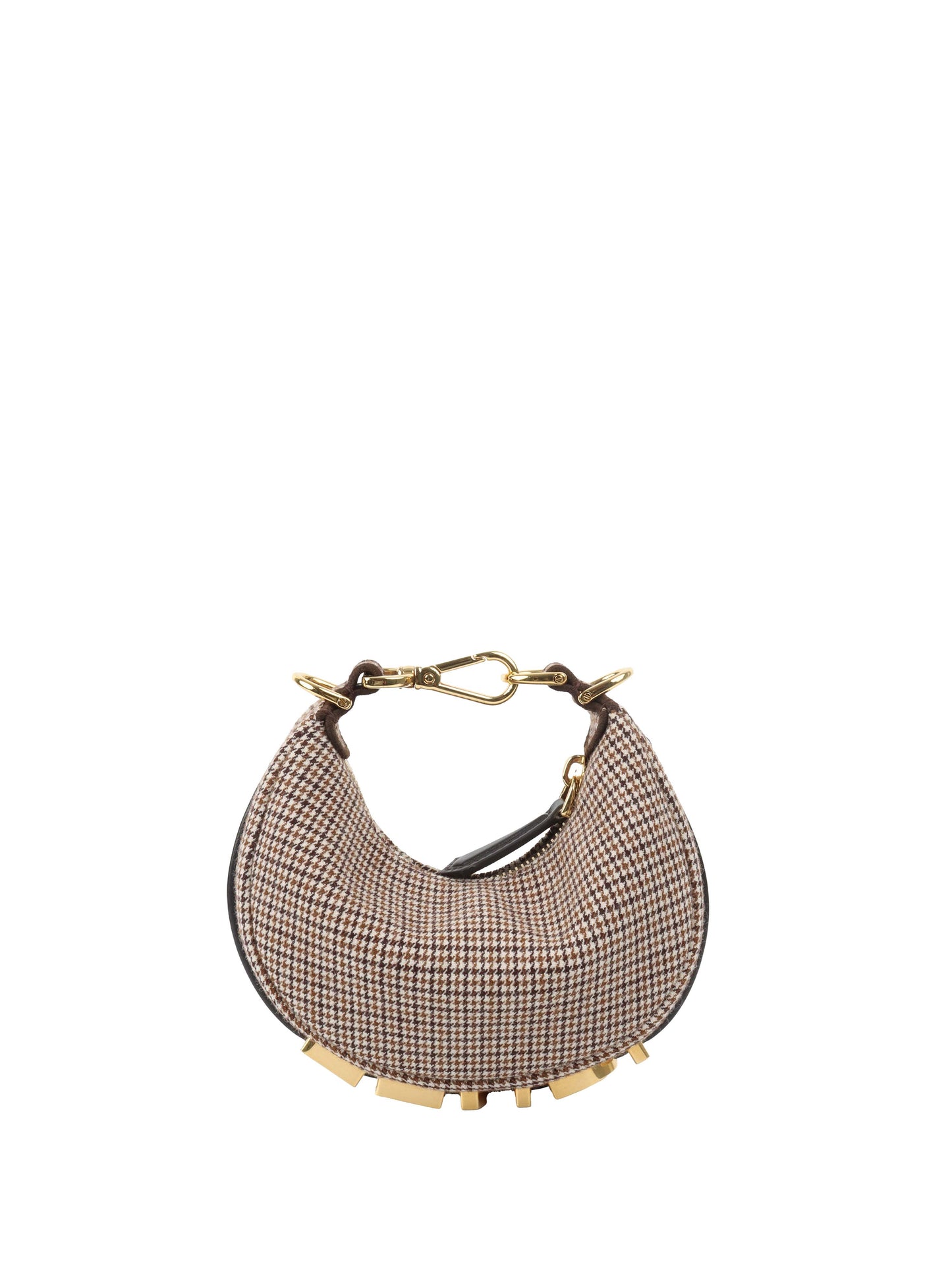 Fendi Wool Nano Fendigraphy Bag Charm.