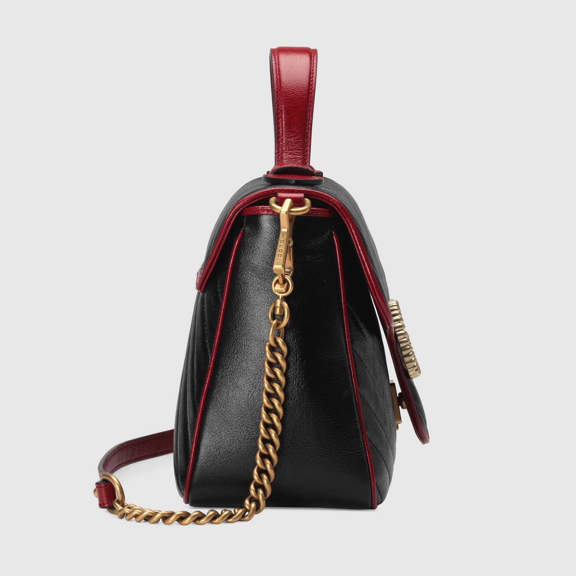 Gucci Monogram Twist Quilted Chain Crossbody