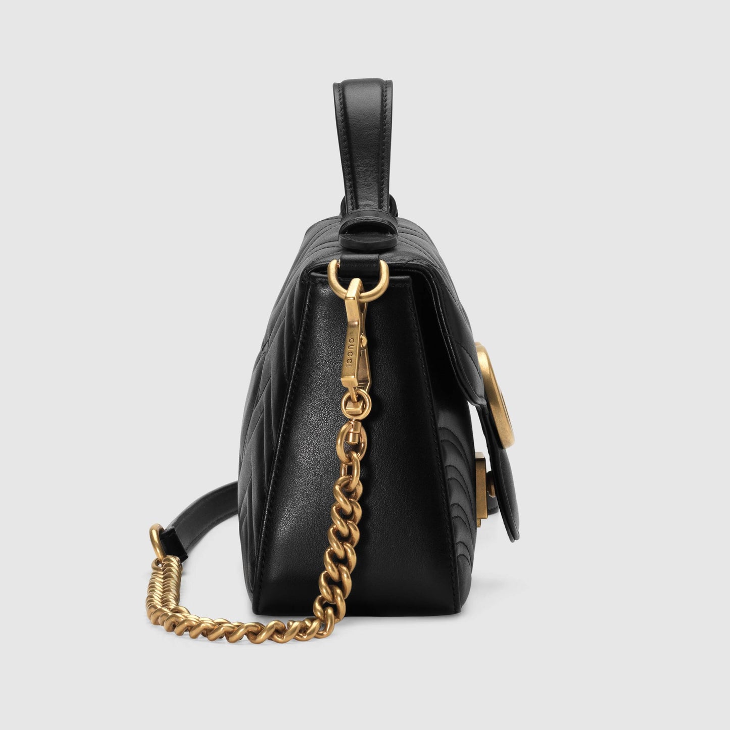 Gucci Monogram Chain Leather Crossbody
