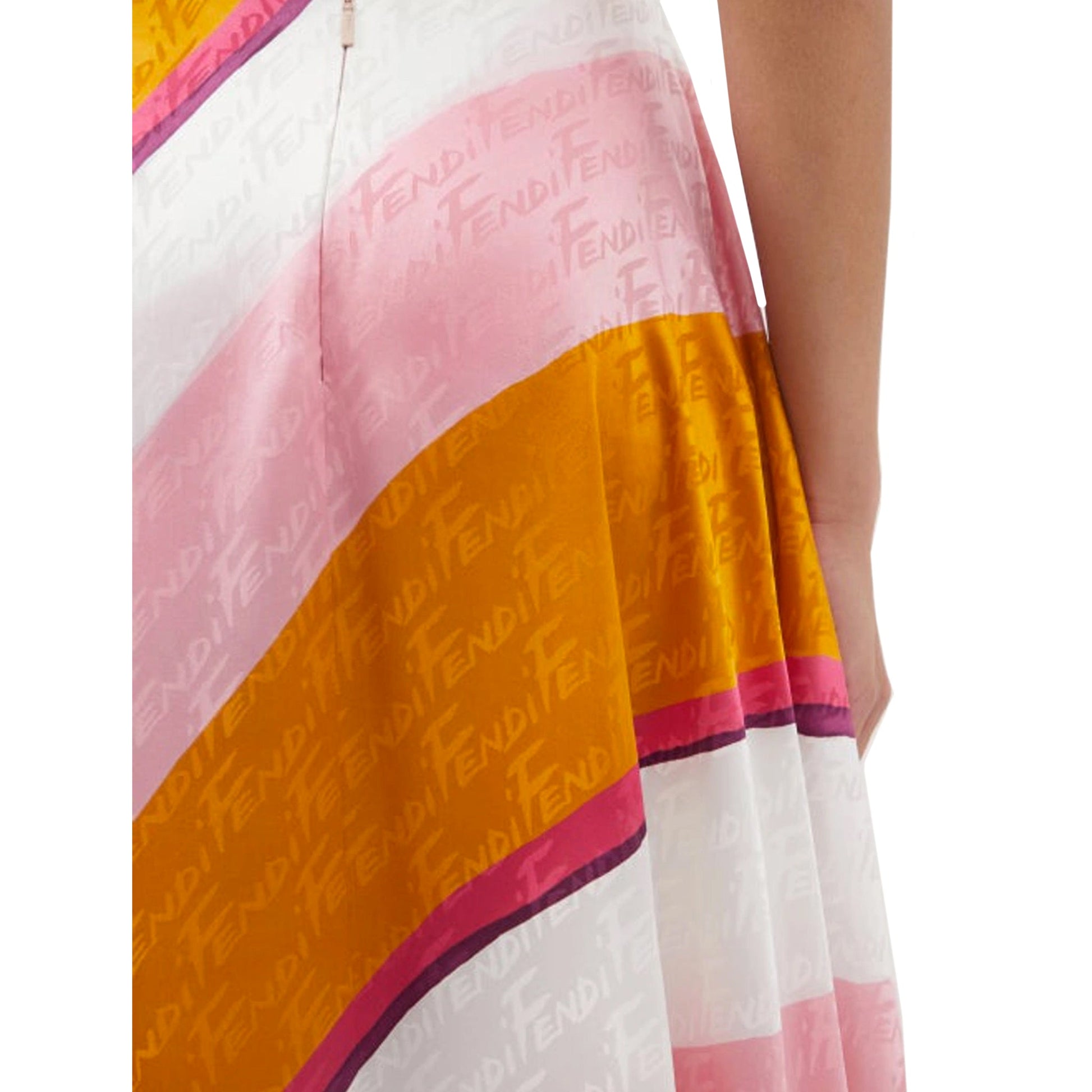 Fendi Ff Color-Block Draped Trousers Women
