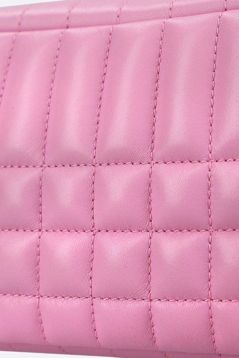BURBERRY Mini Quilted Lambskin Lola Camera Bag