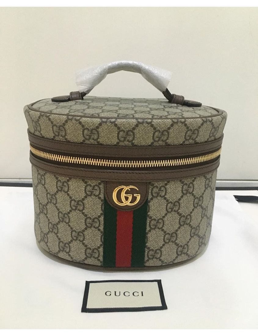 Gucci Leather Canvas Handbag Style 9