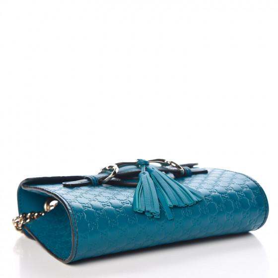 Gucci Monogram Chain Leather Crossbody