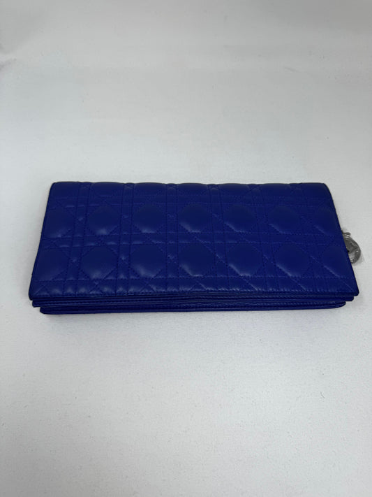Christian Dior Cannage Chain Shoulder Bag | Blue BJ1-07