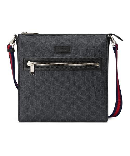 Gucci Monogram Nylon Leather Canvas Crossbody
