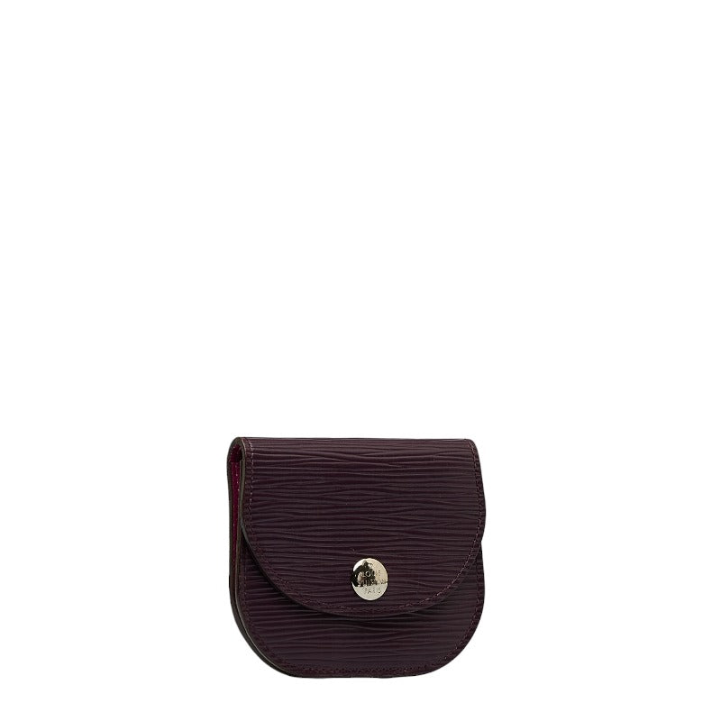 Louis Vuitton Epic Port Monet Acordeon Coin Case M6657K Cassis Pearl Leather Louis Vuitton