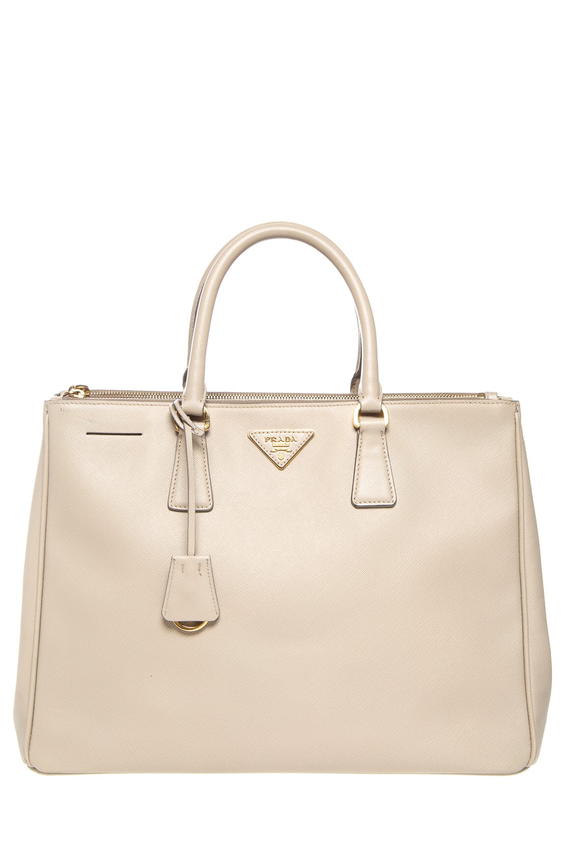 Prada Beige Galleria Saffiano Leather Handbag